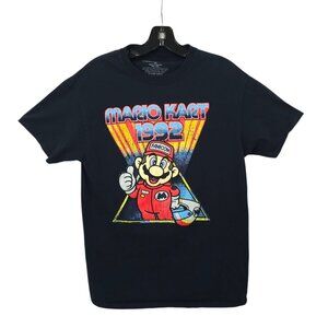 Nintendo Mario Kart 1992 Famicon Graphic T Shirt M Short Sleeve 2021 Repop Top
